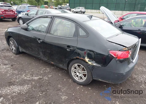 2009 Hyundai Elantra Gls z USA, uszkodzony, nr VIN KMHDU46DX9U796300